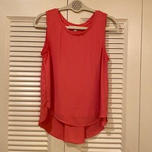 LOFT Pink Sleeveless Blouse